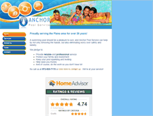 Tablet Screenshot of anchorpoolservice.com